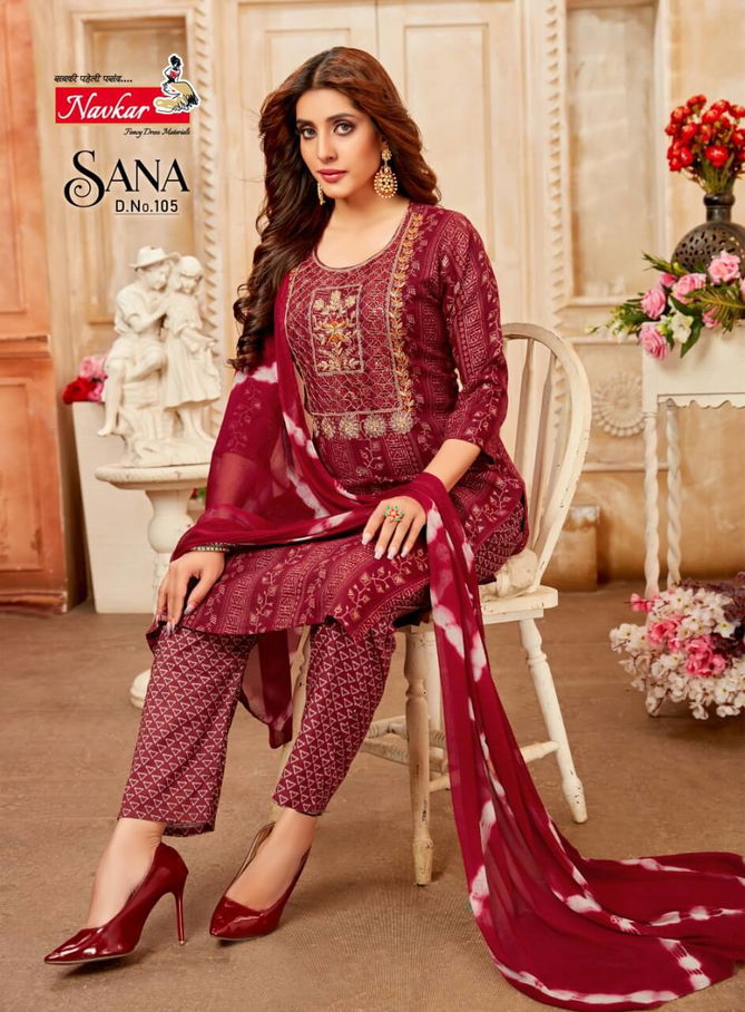 Navkar Sana Fancy Regular Wear Wholesale Printed Salwar Suits
